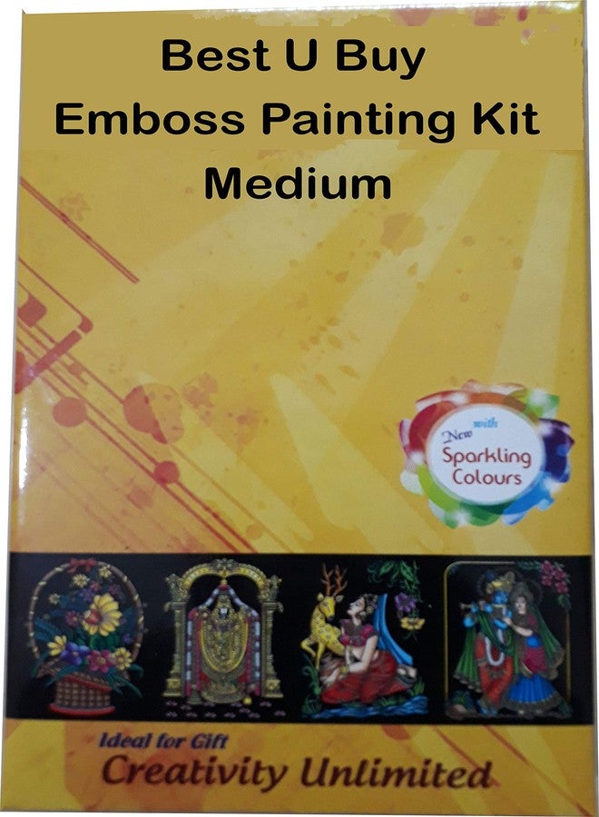 BestUBuy Emboss Painting Kit Design 24, Multicolor - Image 2